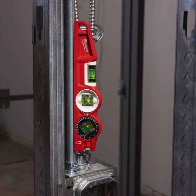 Milwaukee 4932459096 Block Torpedo Level 250mm Magnetic Block Torpedo Level MILWAUKEE Measurement Tools