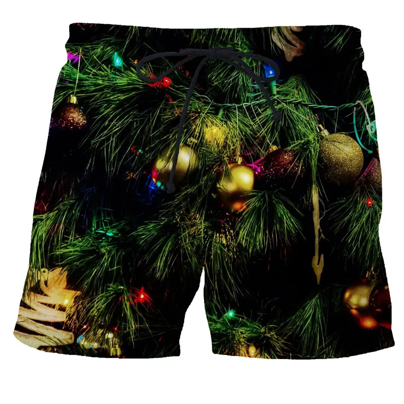 New 3D Print Christmas Clothing Fashion Men Women Shorts Plus Size S-7XL Streetwear Pants Cargo Shorts Men Basketball Summer