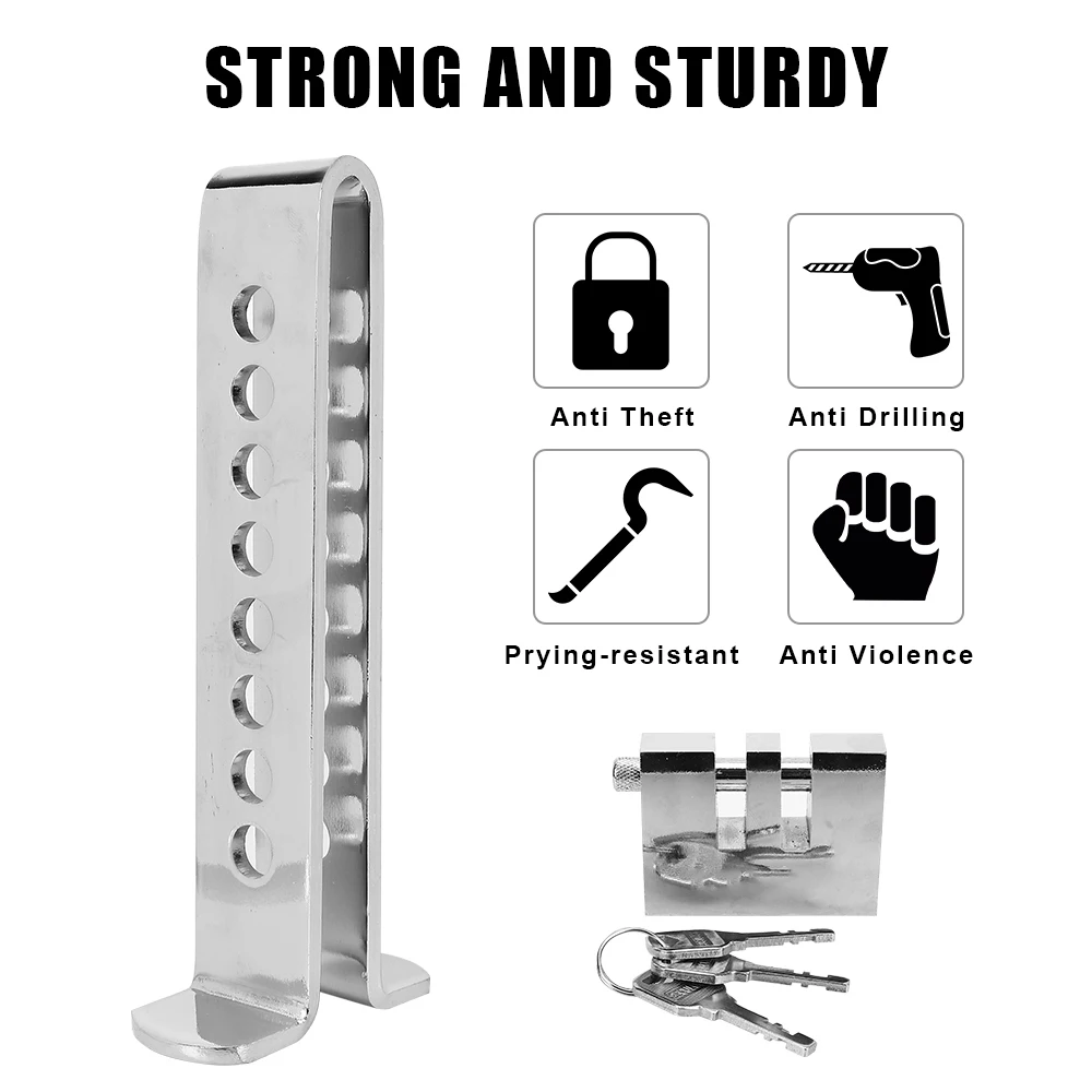 Auto Brake Pedal Lock Universal Steel Stainless Car Clutch Lock Throttle Accelerator Security Anti-Theft Tool