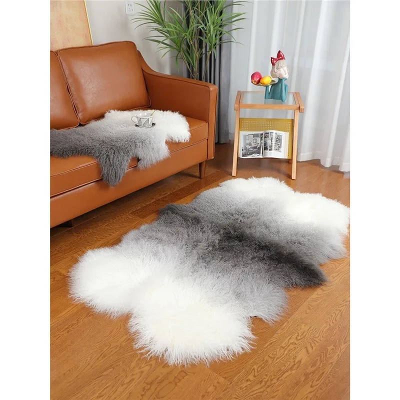 Matte Ningxia ganze Schaffell dekorative Decke langes Fell integrierter Teppich