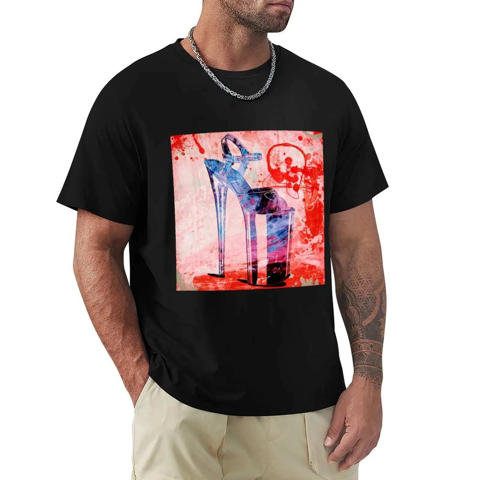 Really Big Shoe T-Shirt Work Wear Simple Tee Shirt