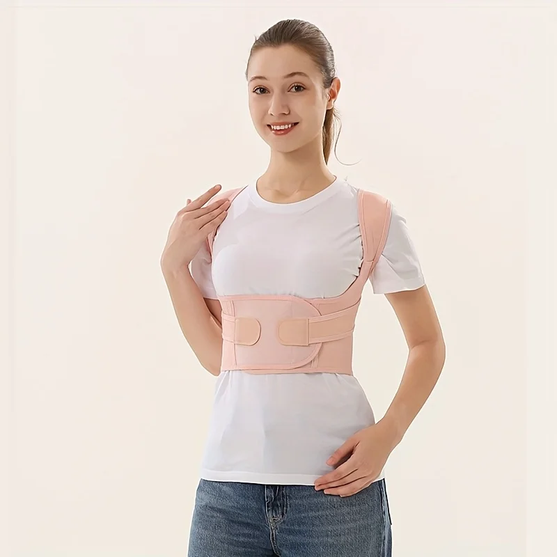 Back Brace Posture Corrector for Women and Men, Shoulder Straightener Adjustable Full Back Support Upper and Lower Pain Relief