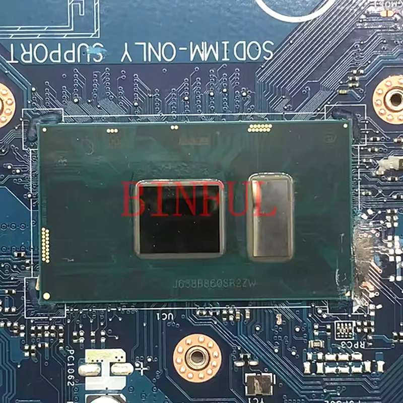 

BAL60 LA-D871P CN:0DMD9K 0KCKCP 0P1MTV For Dell Inspiron 15 5566 5568 5468D Laptop Motherboard With Intel i3-7100U i5-7200U CPU