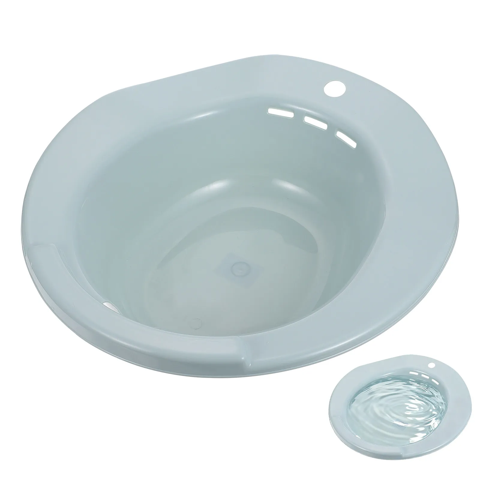

Plastic Sitz Bath for Postpartum Care Portable Foldable Basin Toilet Seat Relief Soaking Bowl Hip Bath Stability Safety Hygiene