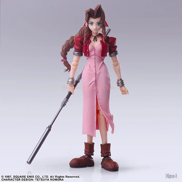 In Stock Original SE FINAL FANTA 7 BRING ARTS Aerith Gainsborough Action Figure Model Ornament Collection Toy