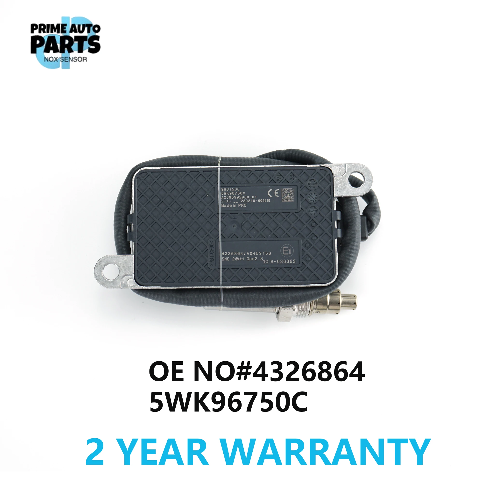 

NEW Nox Sensor 5WK96750C 5WK9 6750C 4326864 High Quality Nitrogen Oxygen Sensor for Cummins 24V Truck