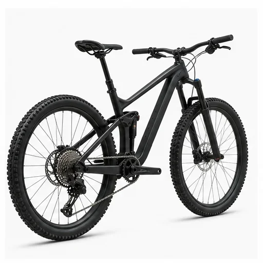 Aluminum Alloy 26/27.5 Inch Full Suspension Soft Tail Mountain Bike for Men Shock Absorbing Off Road Cycling Hi-11-HD-MatteBlack