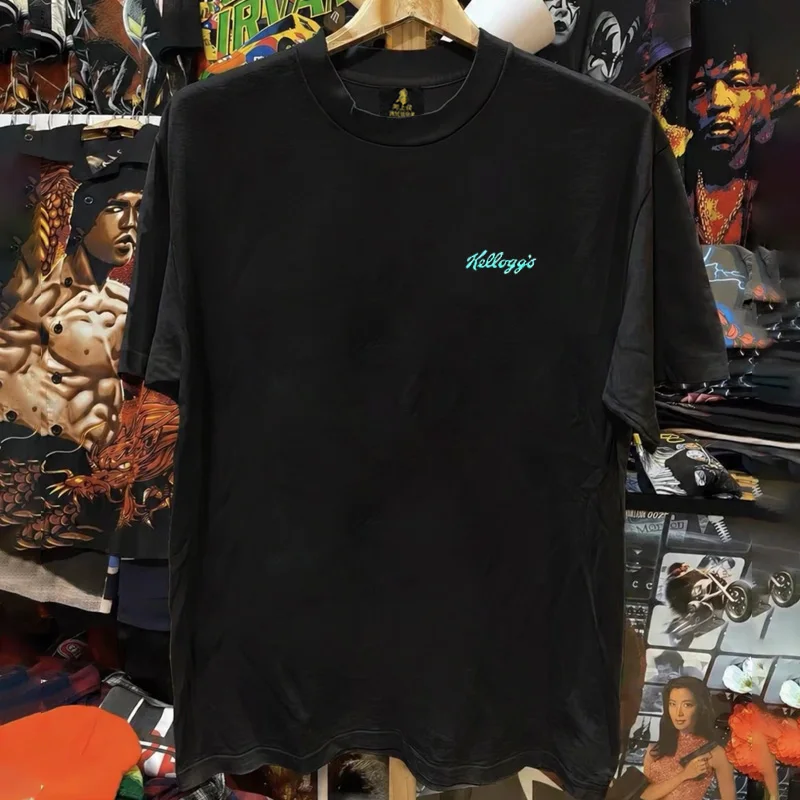 Loose Fit Cotton T-Shirt Unisex Short Sleeve Double Thread UPUPXIA Hero Print Sweat Absorbent round Neck Casual Summer Top