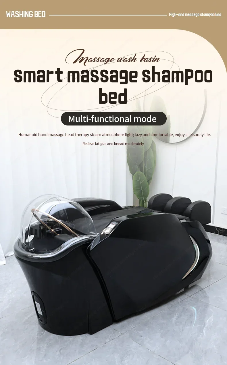 XinSheng Friseursalon-Shampoo-Liege, Kopf-SPA-Behandlungsgerät, elektrischer Massagetisch für Freizeit- und Gesundheitsgeschäfte, gewerbliche Möbel – Detail 3