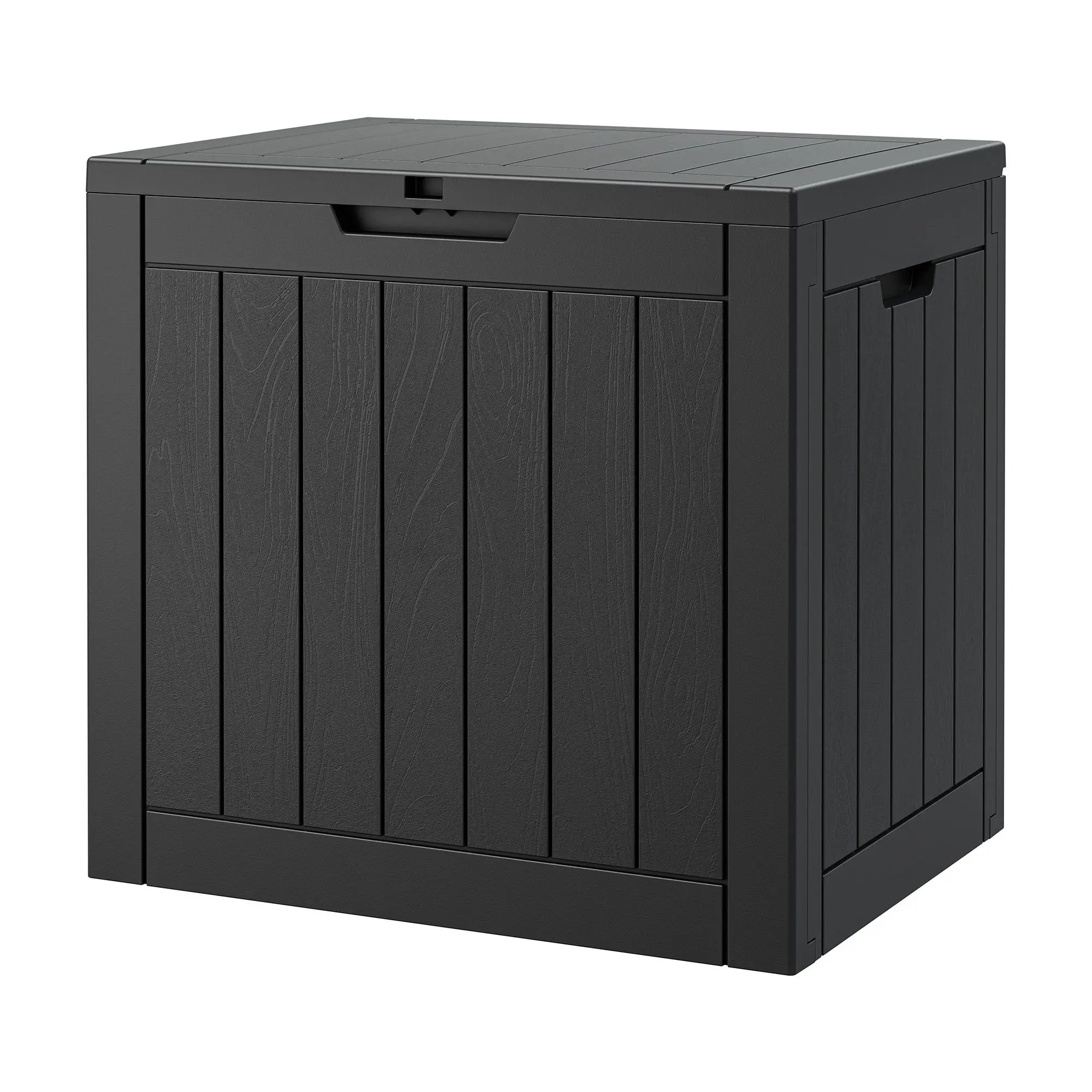Large Waterproof Outdoor Storage Box Resin Lockable Deck Box Secure Parcel Package Delivery Drop Box Garden Tool Organizer Patio Furniture Indoor Balcony Cushion Container