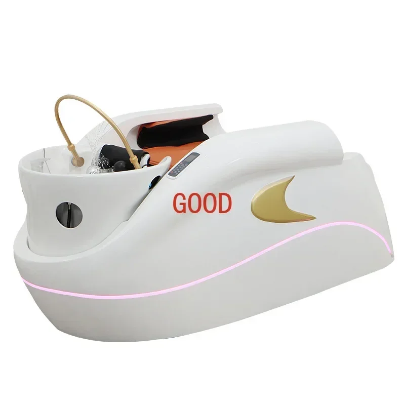 Head Therapy Bed Water Circulation Fumigation Automatic Massage Flushing Bed Hairdressing