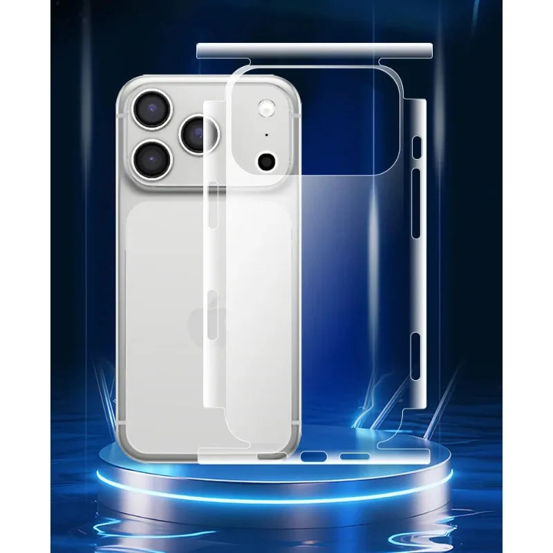 1-3 Stück Vollflächige Rückseiten-Hydrogelfolie für iPhone 17 ProMax 16 15 14 13 12 11 Pro Kratzfeste Rückseiten-Schutzfolie – Detail 1