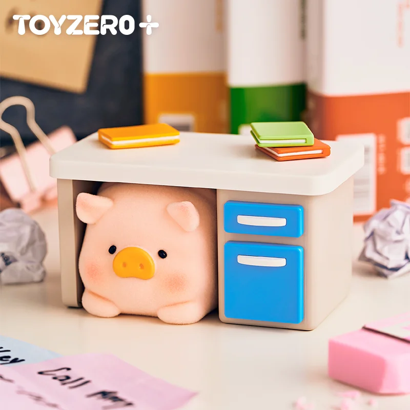 

Genuine Lulu The Piggy Work is full of trivial matters Series Blind Box Kawaii Piggy Table Top Decoration Surprise Mystery Gifts