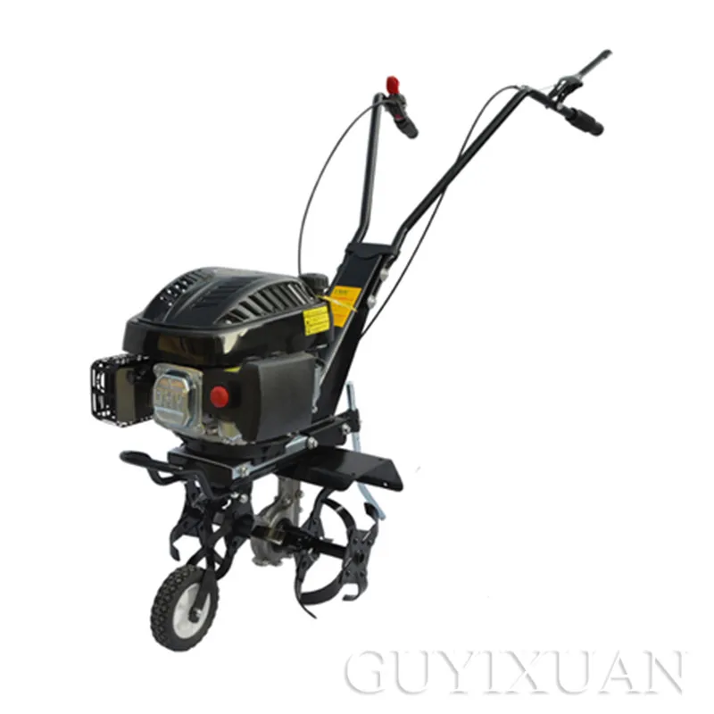 Small gasoline ripper rotary tiller orchard vegetable garden cultivation machine weeding soil four-stroke cultivation tool