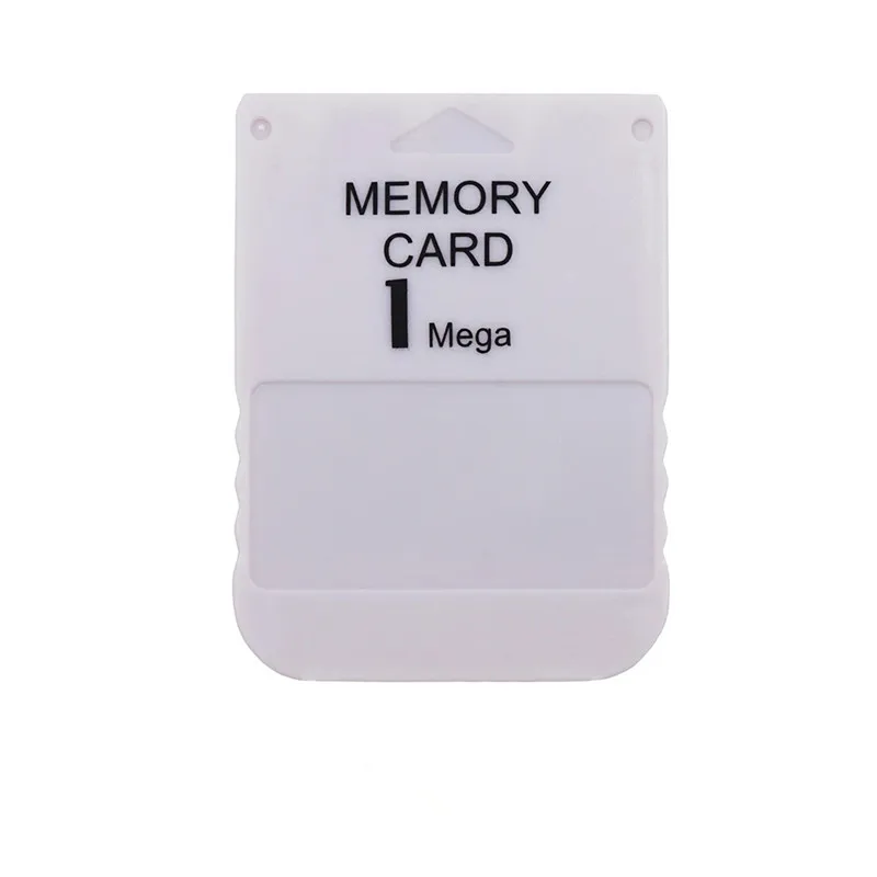 100 pièces nouvelle carte mémoire blanche 1 méga pour Console PS1 PS One Playstation 1 sauvegarde des données de jeu économie progrès