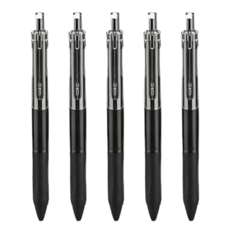 

Ballpoint Pens Black Ink 0.5mm Retractable Pens Ballpoint Smooth Writing Pens 5PCS Unisex Student Study Pens For School Home