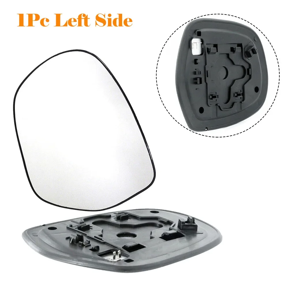 

New Practical Mirror Glass Rearview Mirror Driver Left Side Parts Reflective Lens Replacement Reversing Vehicle
