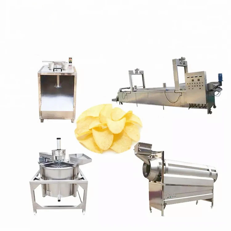 Customized Industrial French Fries Line Heavy Duty Durable for Large Scale Processing Full Automatic Potato Slicing Frying Line