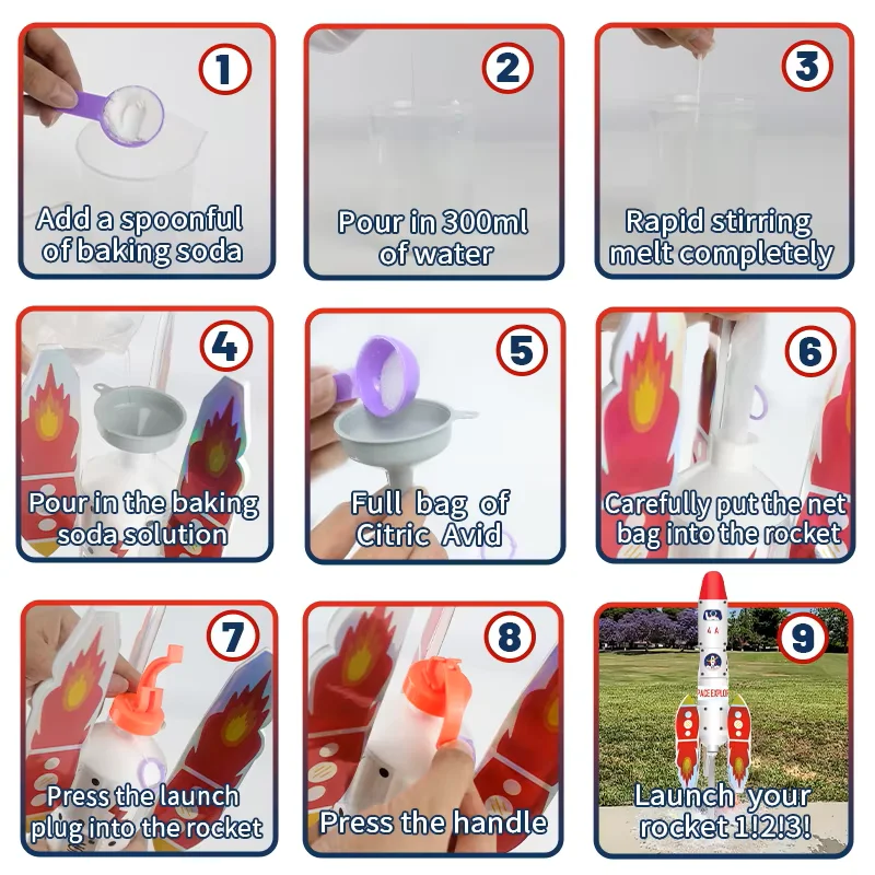 Kids Water Rocket Launcher, ST - Kids Outdoor Water Toys ulasan dan harga