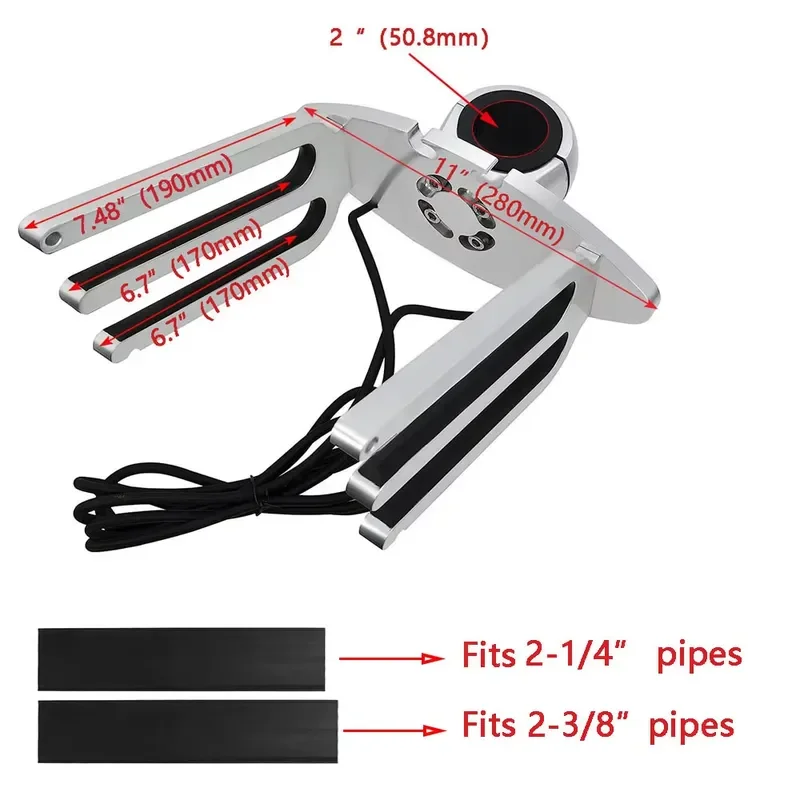 Aluminum Alloy Marine Rack Bracket Heavy Duty Ship Hardware Accessories Tail Wave Plate Tray Support for Boat Yacht Storage