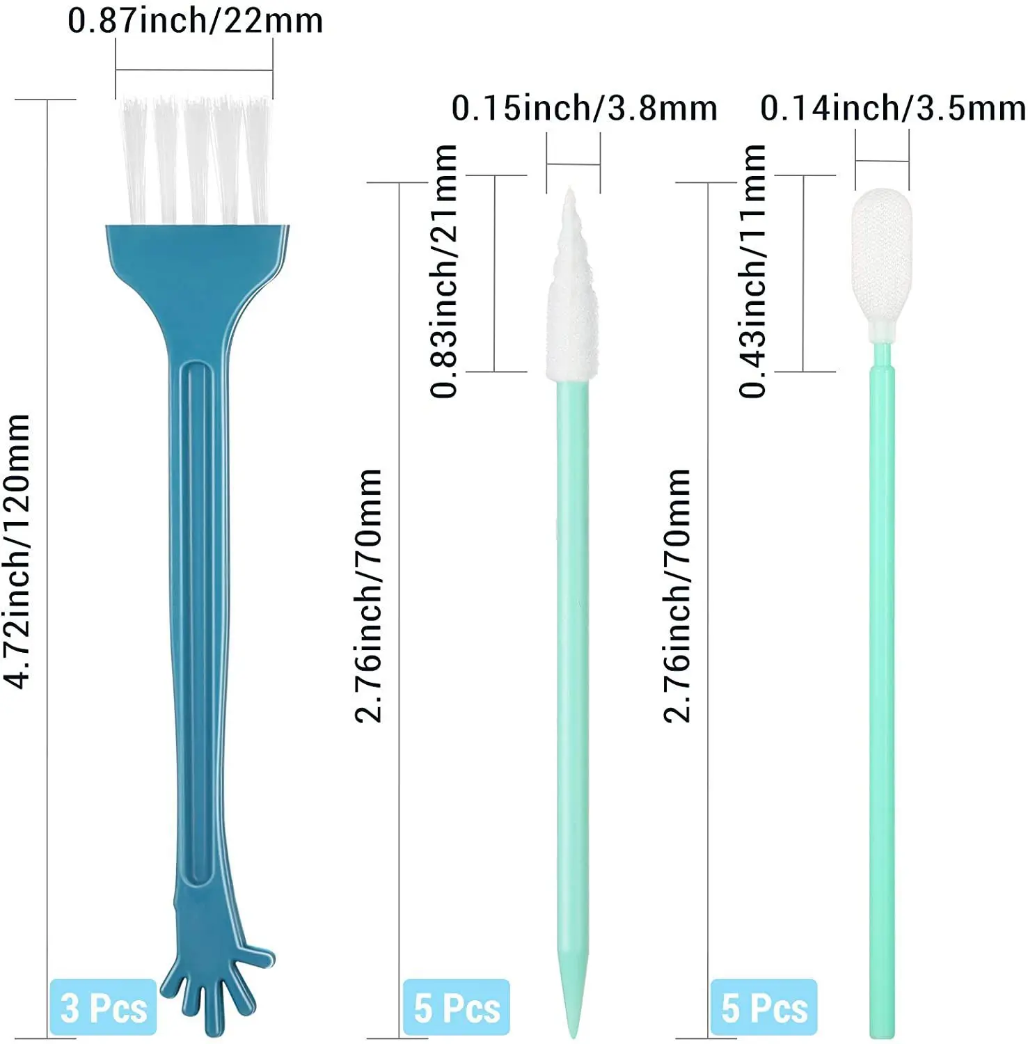 Cepillo de limpieza de puerto de teléfono móvil para IPhone, accesorios de limpieza de teléfono móvil, nuevo enchufe de polvo de Metal, 17 piezas por juego