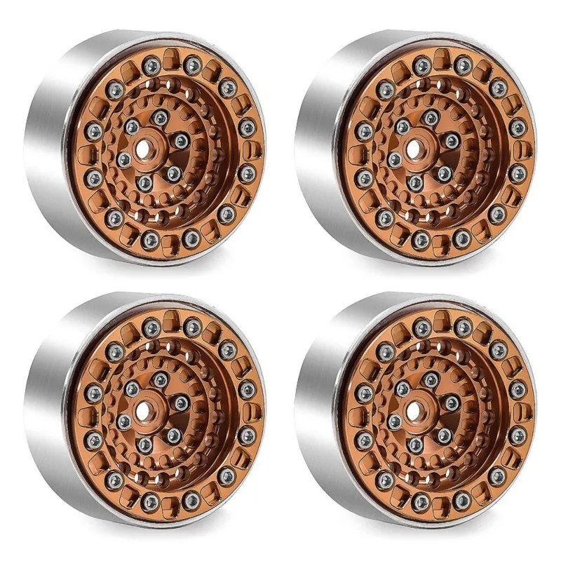 B05C-Metal Wheel Hub Kit 1.3 Inch For RC Car For 1/18 TRX4M SCX24 FCX24- Upgrade Accessory Parts