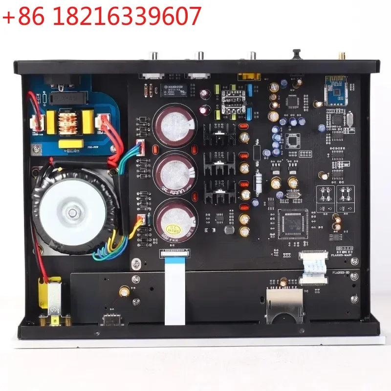 Digital HIFI Music Player Music Turntable AK4493EQ DAC Support 64BIT 384KHz DSD256 Lossless Decoding Output Bluetooth 5.0