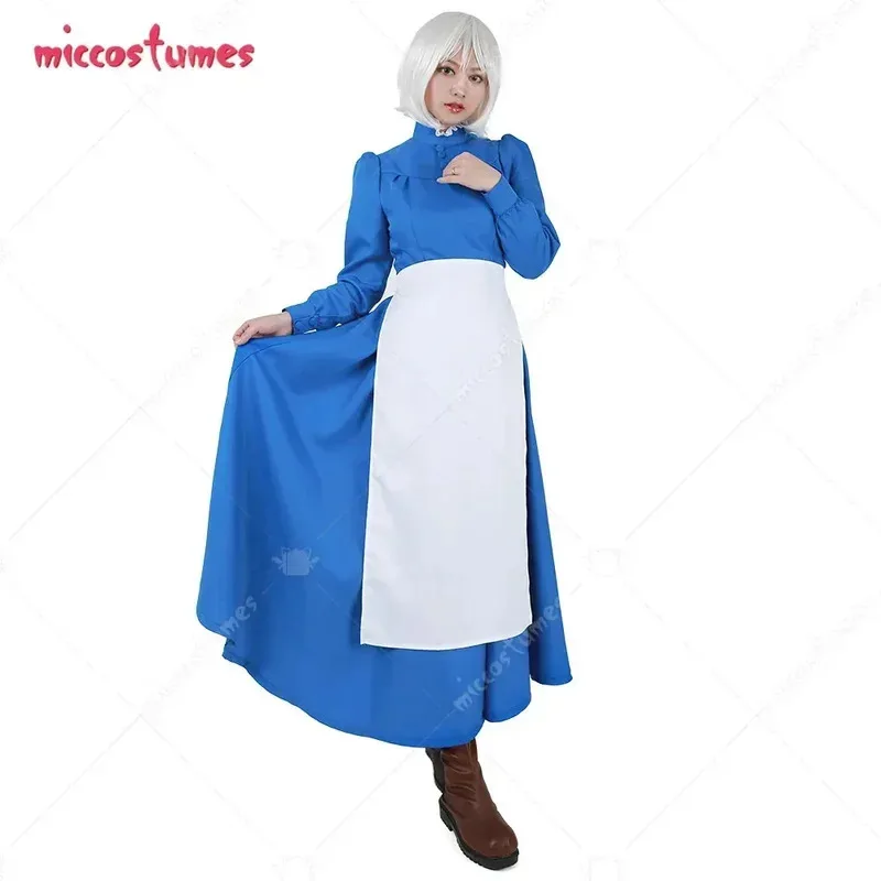 أزياء Miccostumes's-8 النسائية Sophie Blue Dress التنكرية مع مريلة #5