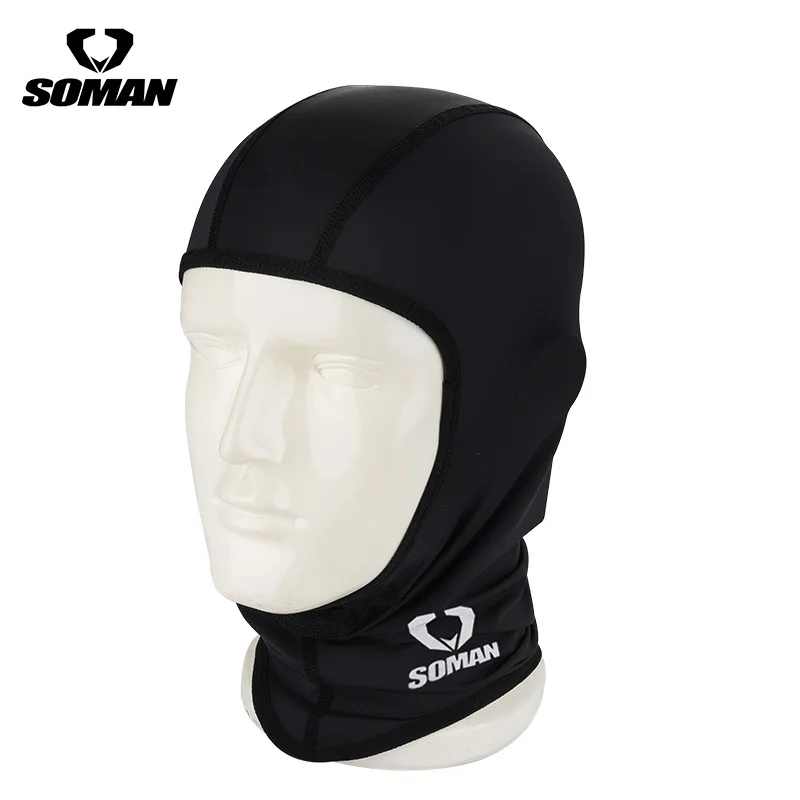SOMAN Motorcycle Helmet Headgear Sunscreen Sweat Absorbing Multifunctional Headgear 4 Seasons Dust-proof Face Towel FM05