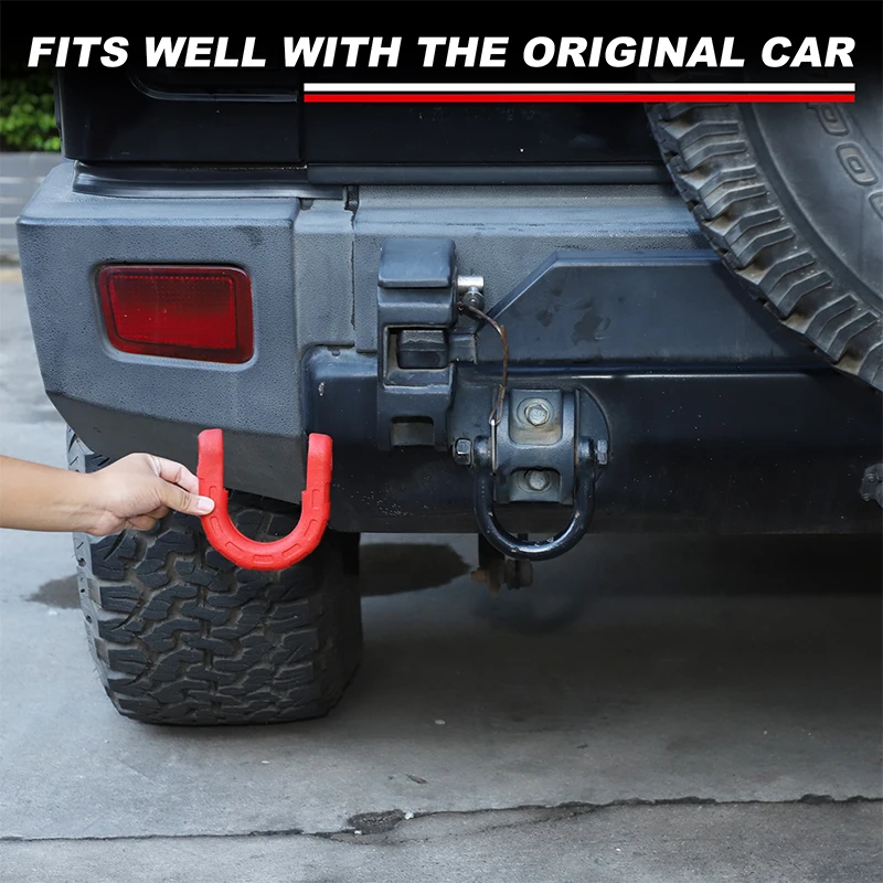 

TPE для Hummer H2 2003-2009 годов, автомобильный железный фаркоп, спасательный передний крюк для прицепа, защитные декоративные внешние аксессуары, 2 шт.