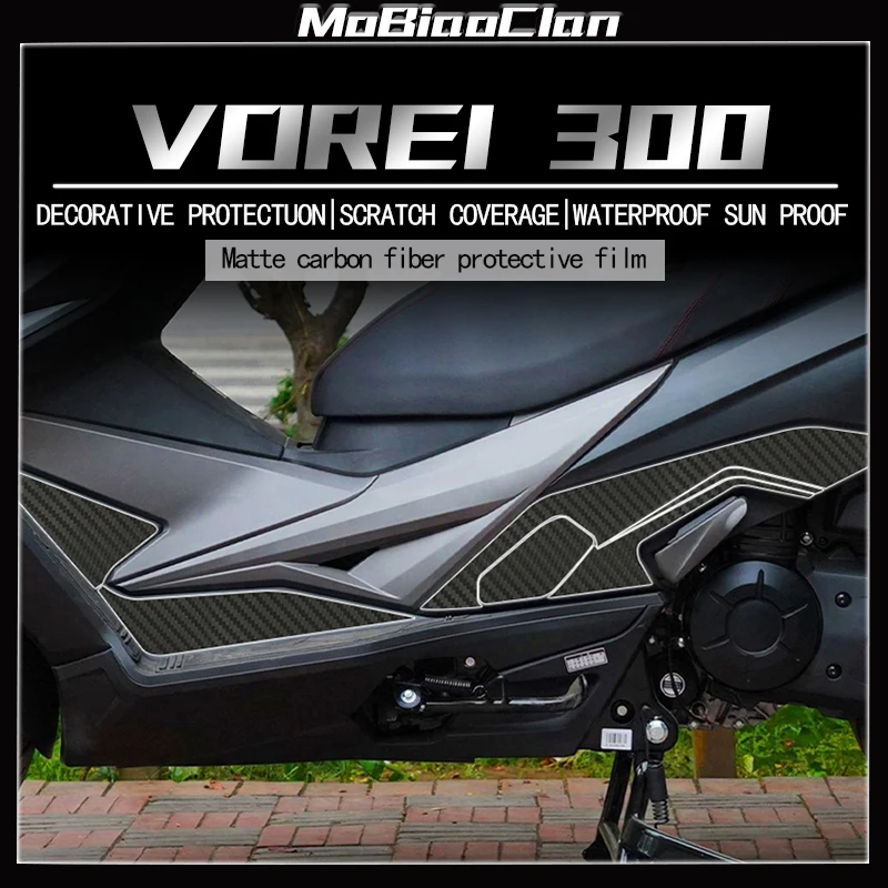 

For DAYANG VOREI 250 300 car stickers 3D carbon fiber protective filmtransparent film anti scratch modification accessories