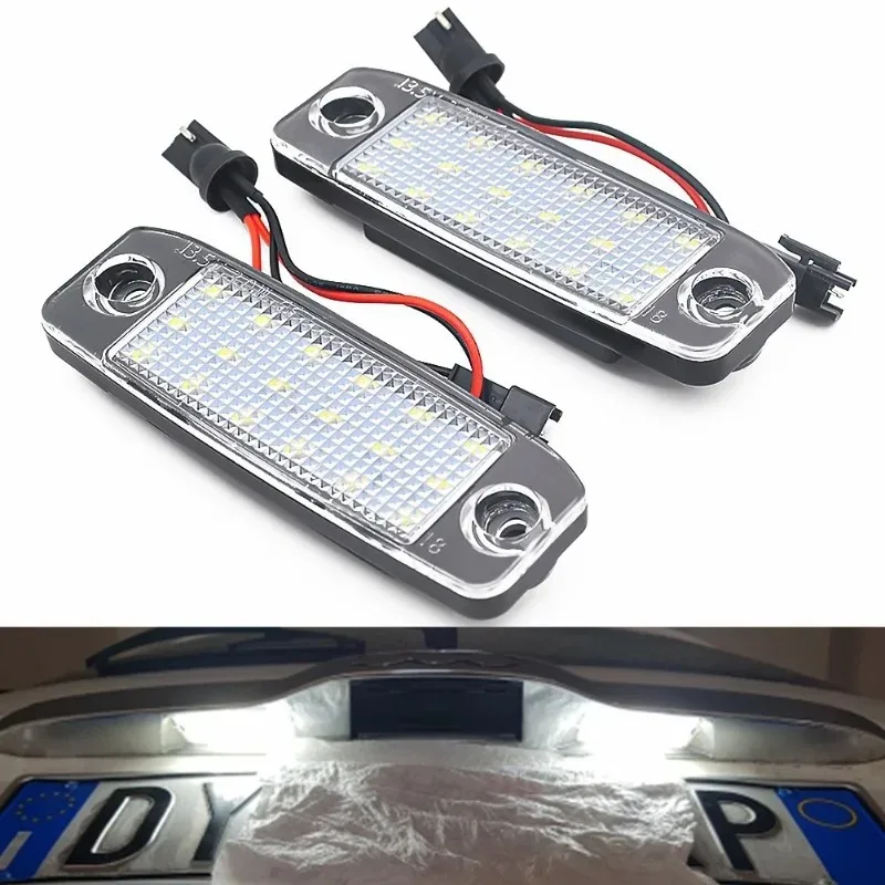 

New 12V LED License Number Plate Light Lamps for Kia Sportage Sorento for Tucson Sonata White License Plate Lights Assembly