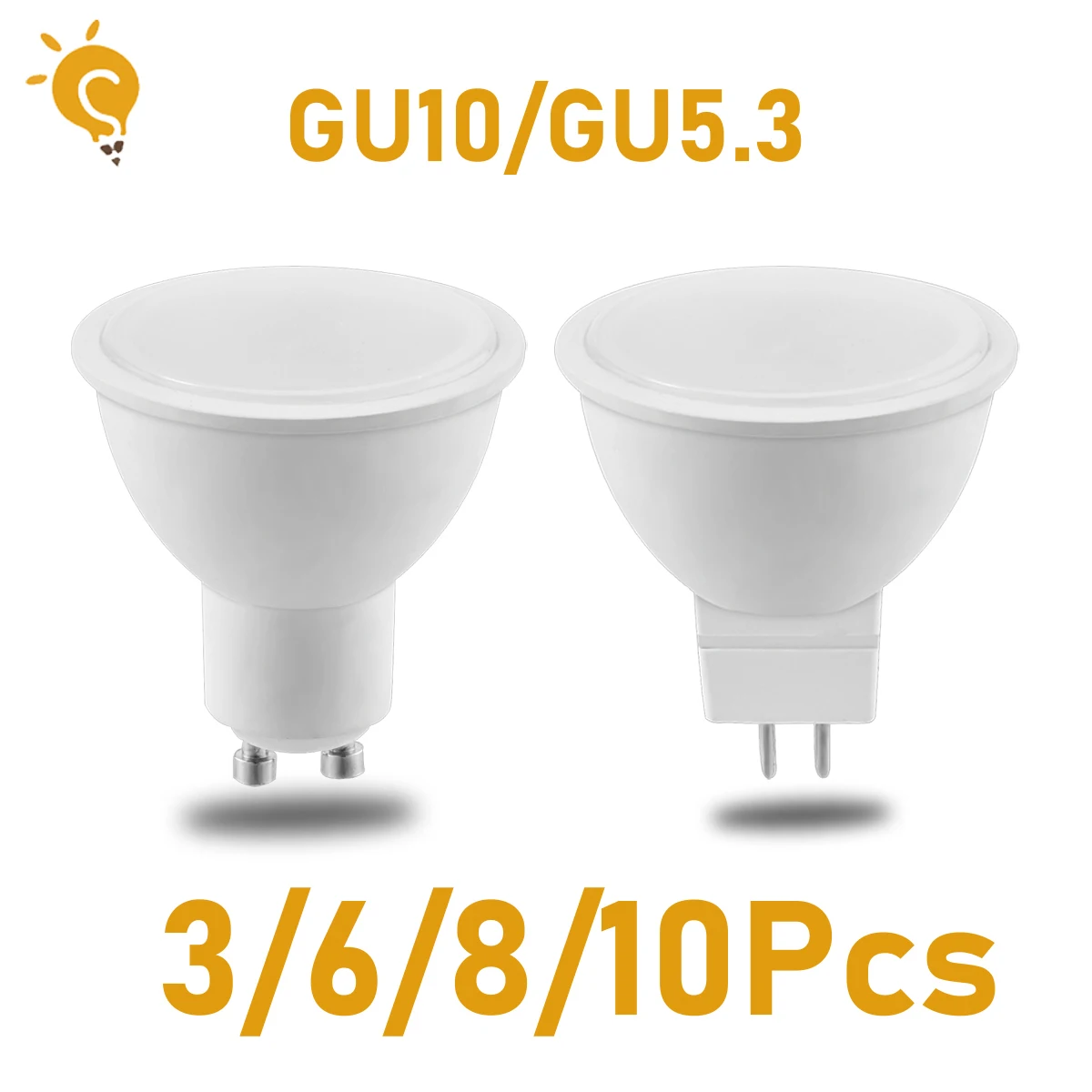 

Световой прожектор Led 220V GU10 GU5.3 Лампочка MR16 Световой прожектор Внутреннее освещение Домашняя декоративная бомба