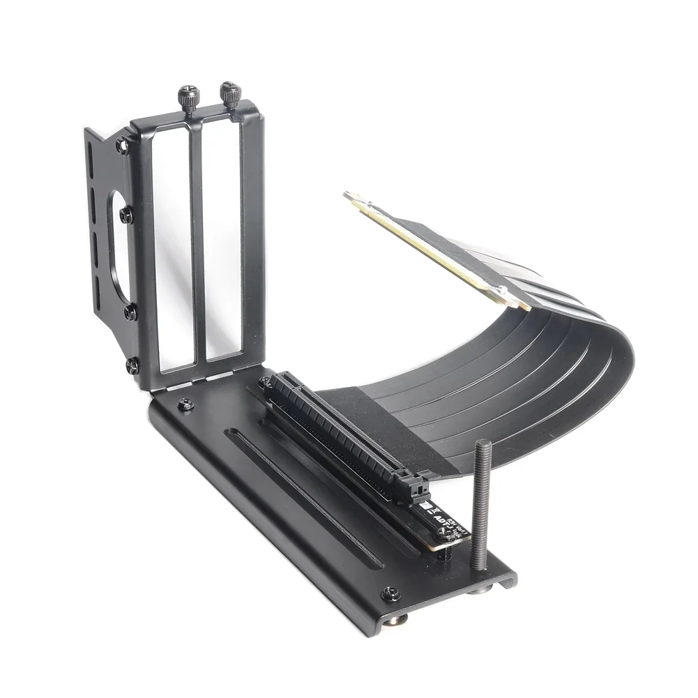 PCI- E 3.0 16X กราฟิกการ์ดแนวตั้ง Kickstand/ฐาน ATX กรณียืดหยุ่นสายเชื่อมต่อ Riser การ์ดขยายพอร์ตอะแดปเตอร์สําหรับ GPU