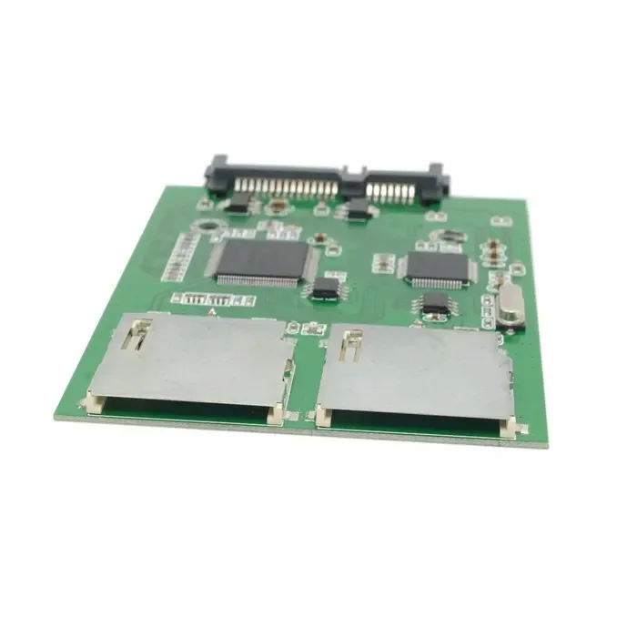 20 قطعة/السلع المزدوج SD SDHC MMC بطاقة الذاكرة إلى 7 + 15 دبوس 22pin SATA ذكر محول عدة RAID محول ، بواسطة Fedex