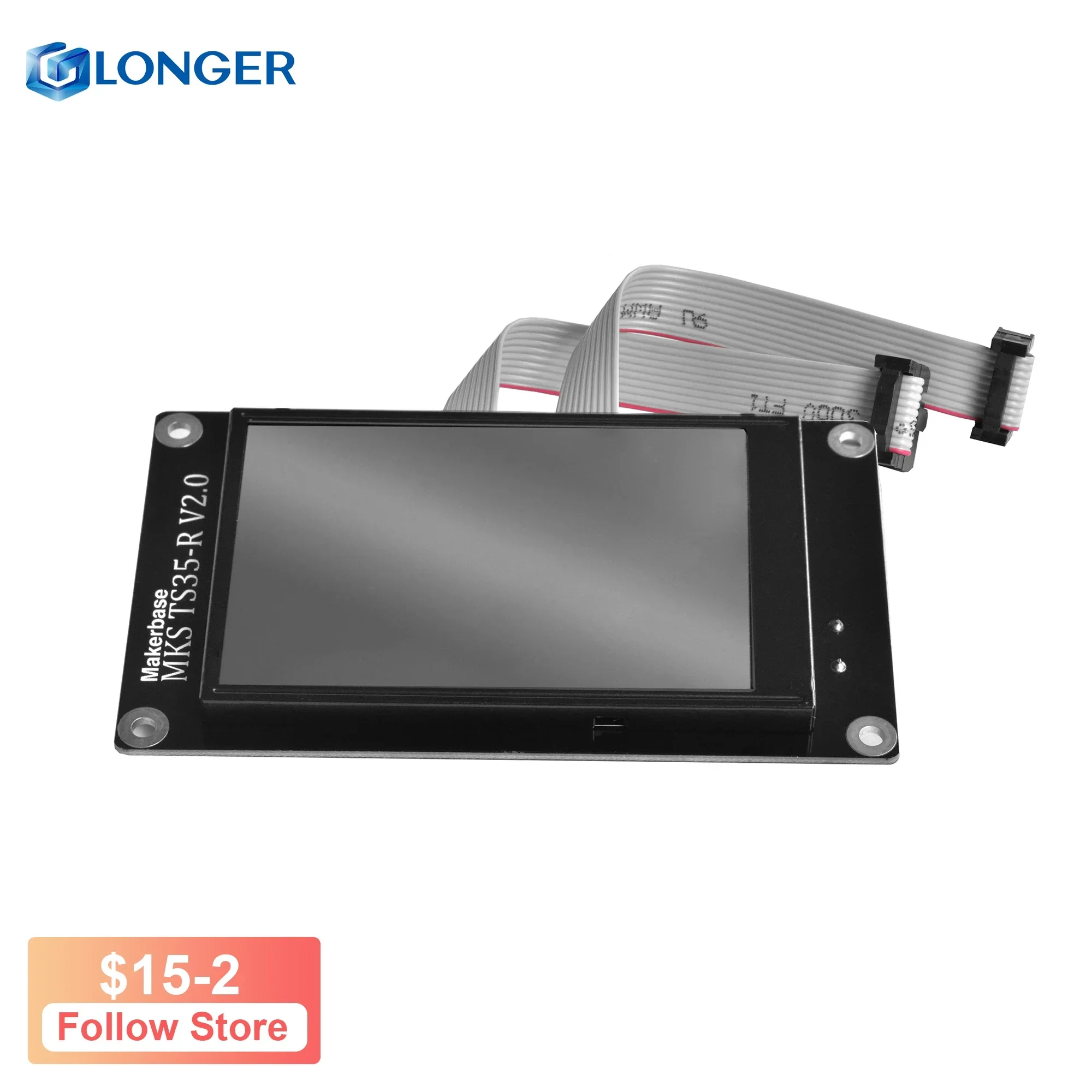 

LONGER 3D Engraving machine 3.5-inch color touch screen With Cable is applicable to RAY5 5w/10w/20w-2