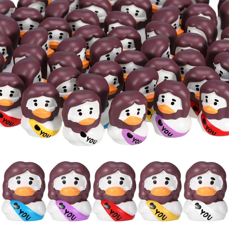 

5/10pcs Mini Resin Ducks in 5 Colors, Mini Jesus Figurines Ducks for Moss Micro Landscape DIY Crafts Home Decoration Ornaments