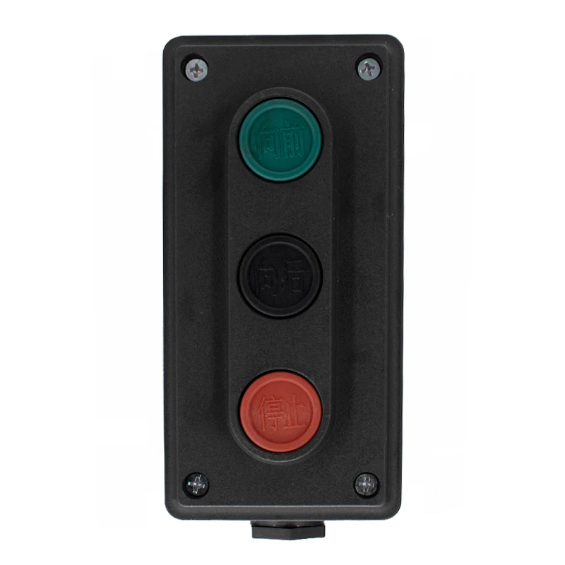 People Electric LA4 Push Button Switch Momentary/Locking ON/OFF Selector Emergency Stop Start Button AC220V