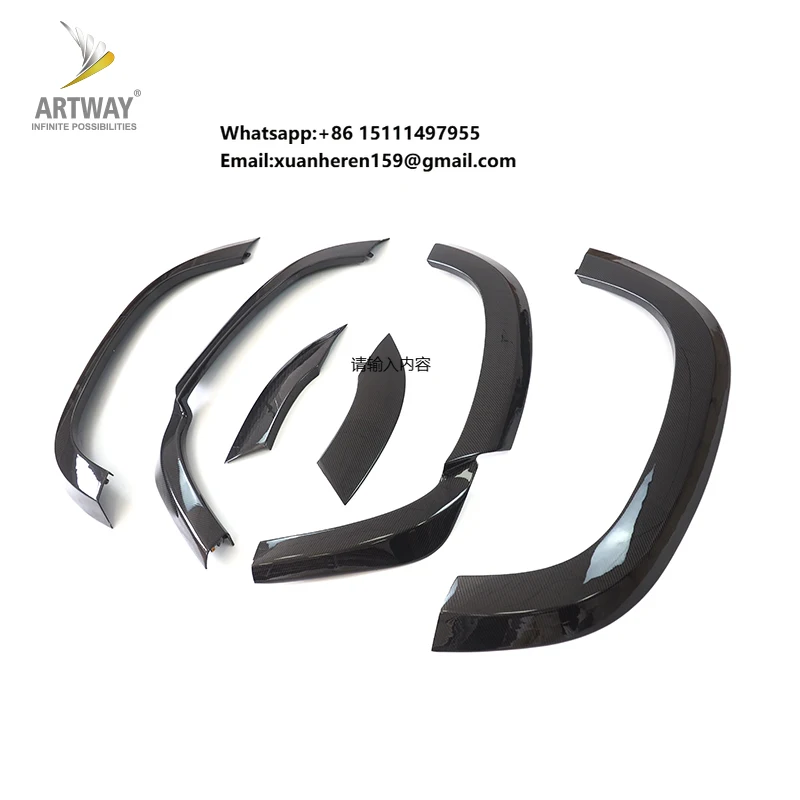 

110 FIVE DOORS DRY CARBON CARBON WIDE WHEEL ARCH FENDER for LAND ROVER NEW DEFENDER 110 2020-ON