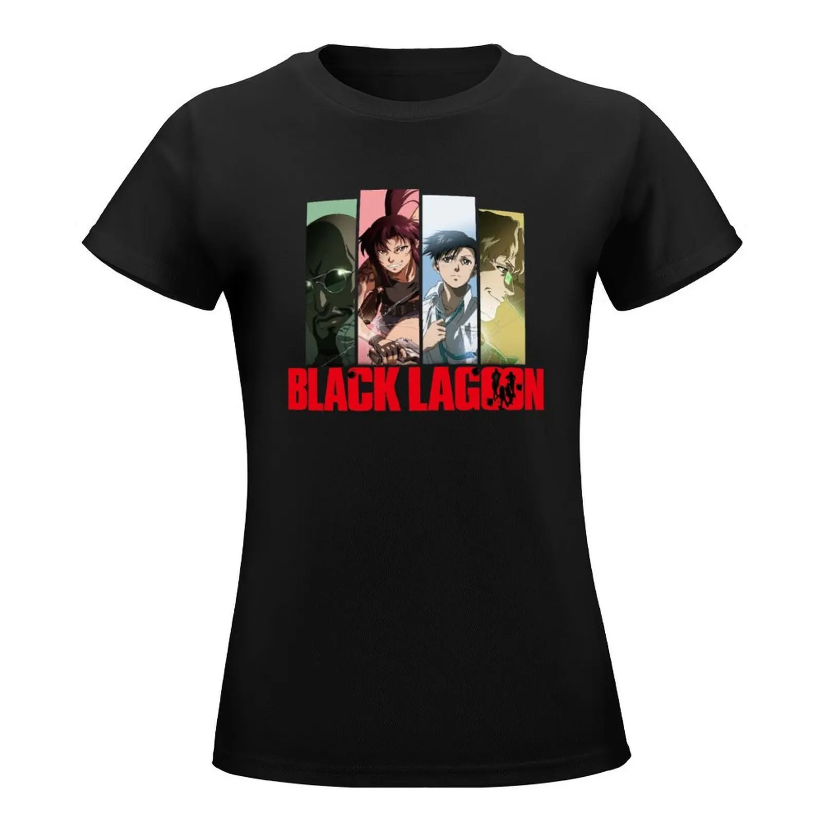 Black Lagoon Anime T-Shirt anime clothes plus size tops tshirts for Women