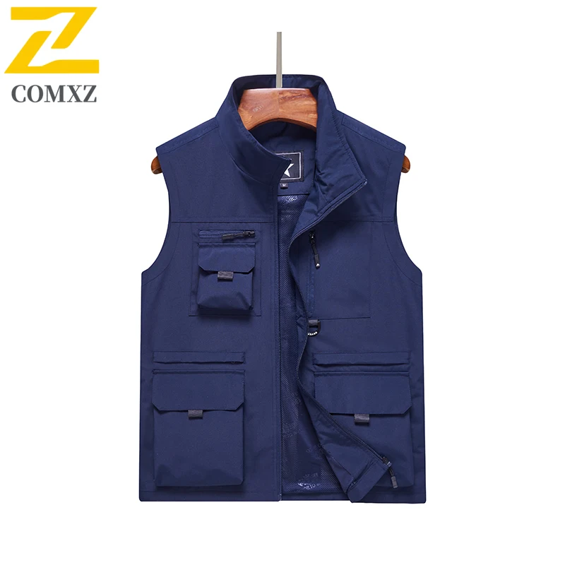Utility Gilet Man 2025 Multi Pocket Photography Fishing Quick Dry Breathable Vests Outdoor Sleeveles Apparel Wear Resistant Vest