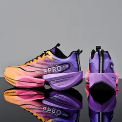 Running Shoes Speciality Carbon Plate Marathon Men Sports Breathable Lightweight Women's Comfortable Athletic Nonskid Sneakers
