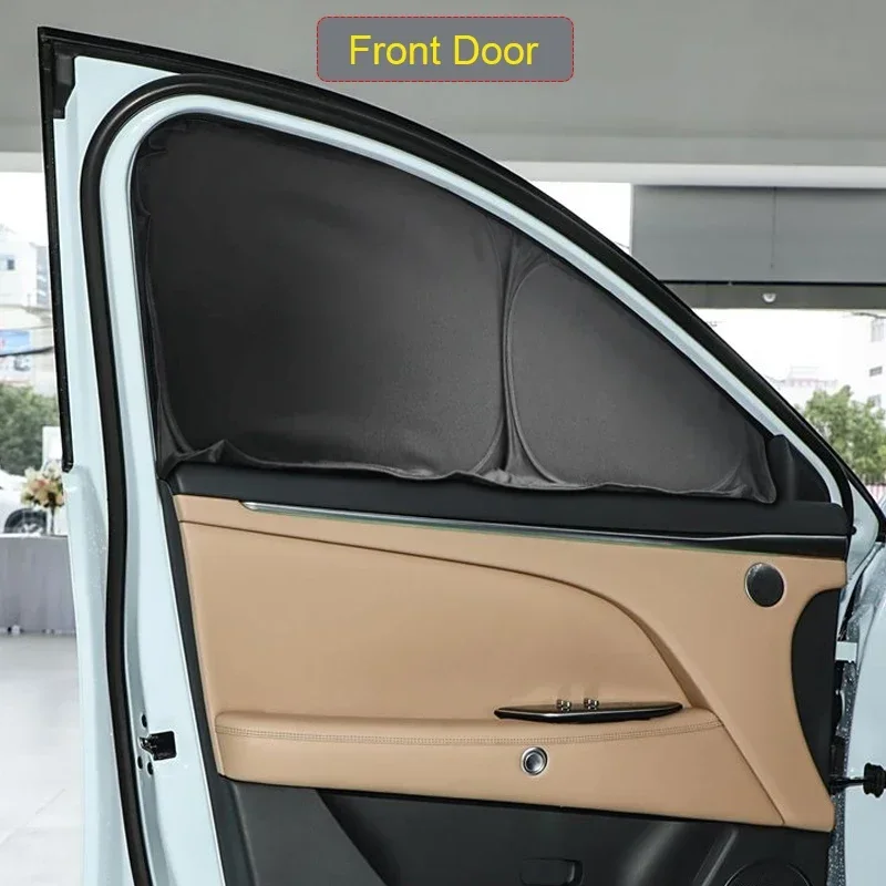 For ARCFOX aT5 2024-Present Car Black Window Privacy Sunshade Auto Anti-UV Heat Insulation Protect Cover Interior Accessory