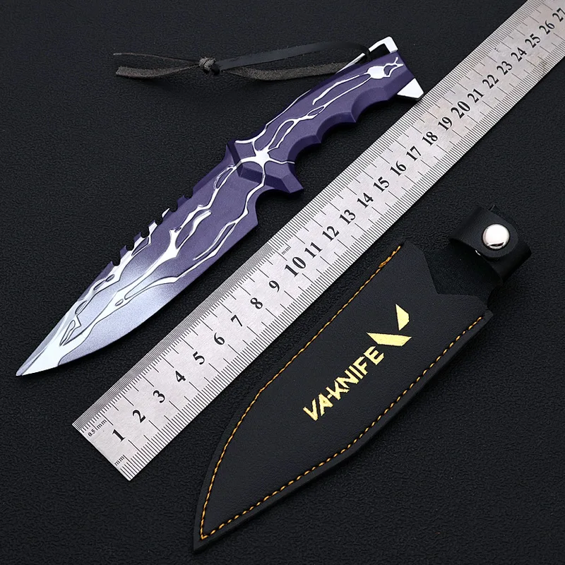 21CM Varro Peripheral Knife Full Metal Alloy Weapon Model Crafts Toy Home Accessories Knife Alloy Katana Swords Gift Toys