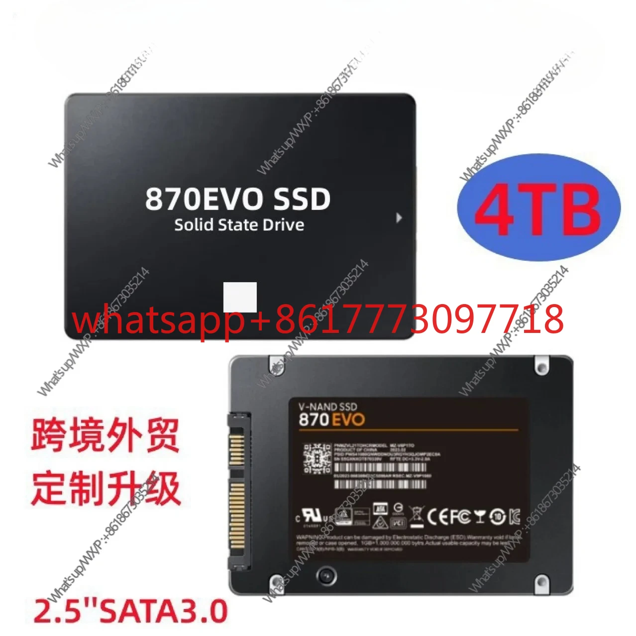 

Твердотельный накопитель SSD 1 ТБ 2 ТБ 4 ТБ SATA3 2,5 дюйма для настольных ПК и ноутбуков, универсальный