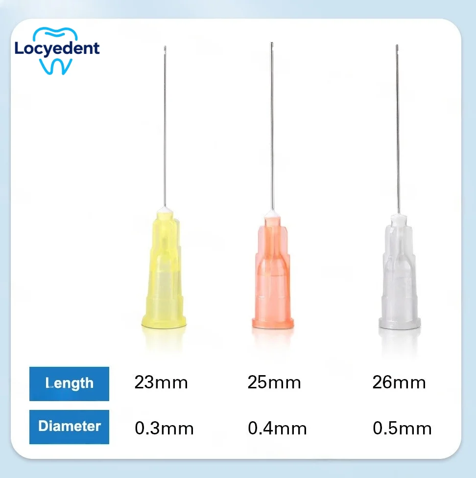 100 قطعة الأسنان إندو الري إبرة تلميح نهاية مغلقة الجانب ثقب إندو حقنة قناة الجذر غسل إبرة تلميح 25 جرام/27 جرام/30 جرام 30 جرام