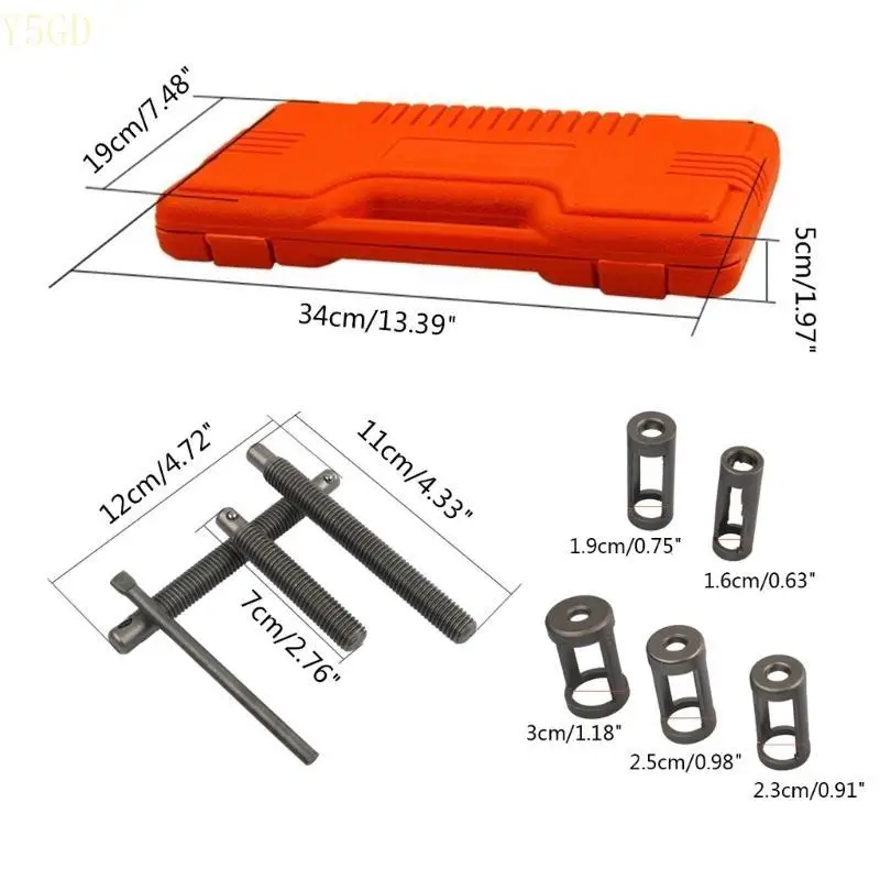 Y5GD Solid for Valve SpringCompressor C Clamp Tool Set Service 10pcs