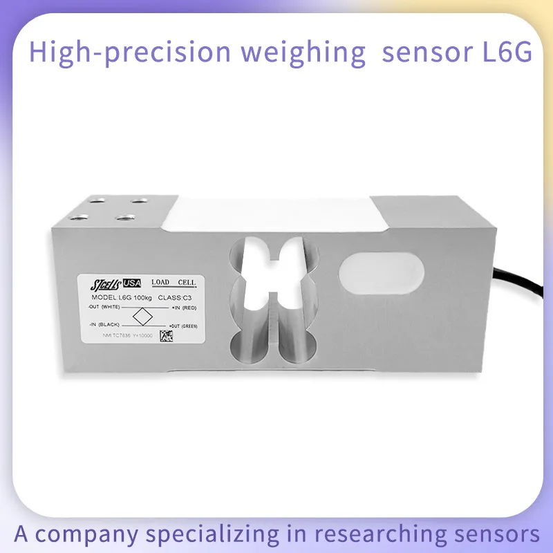 L6G-C3 Load Cell Aluminum Alloy Weighing Sensor High Precision Durable Fast Response Platform Scale for Commercial or Industrial