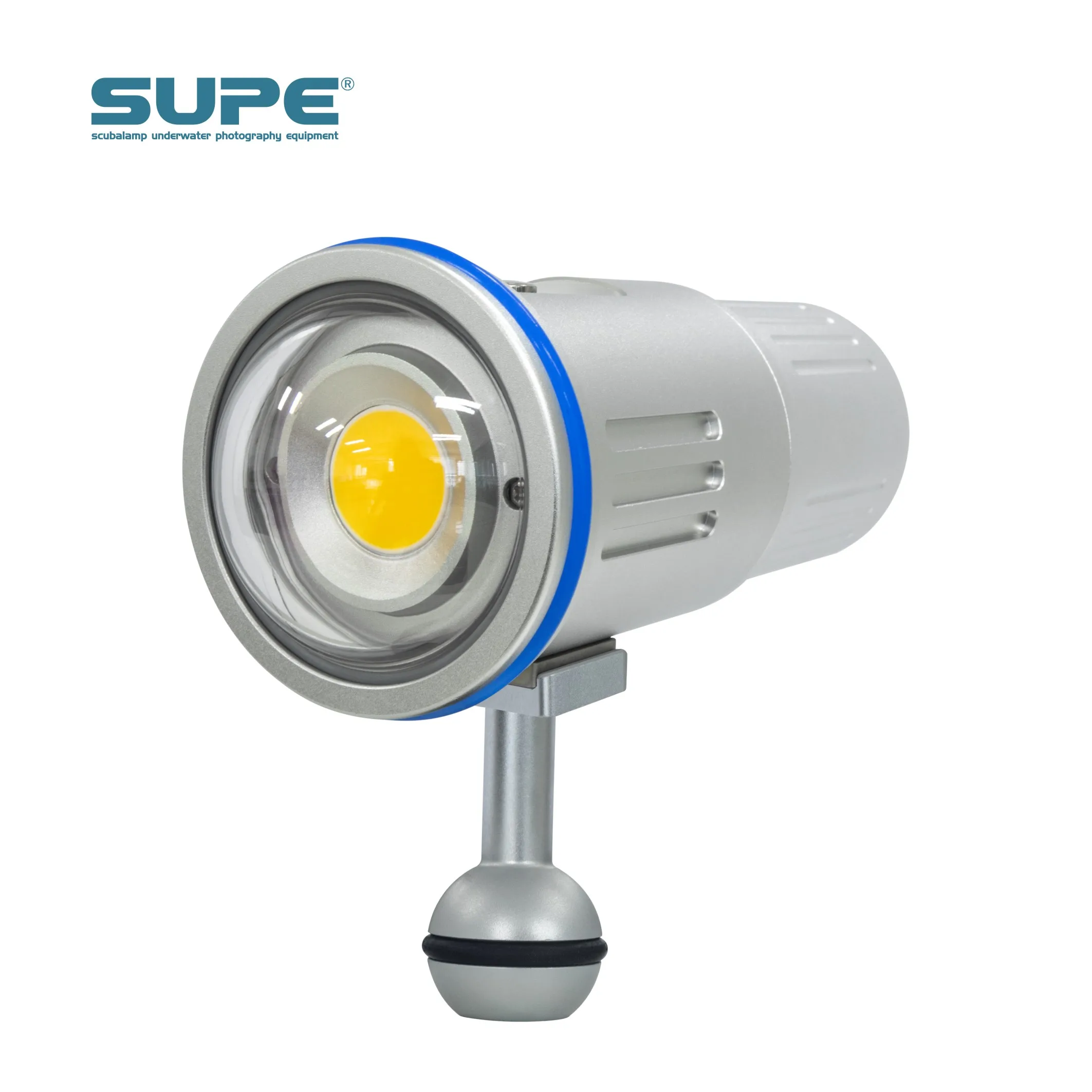 Supe Scubalamp Supe V4kv3 8000 Lumens Scuba Diving Glare Video Light Wide Angle Continuous Lighting Underwater Photography