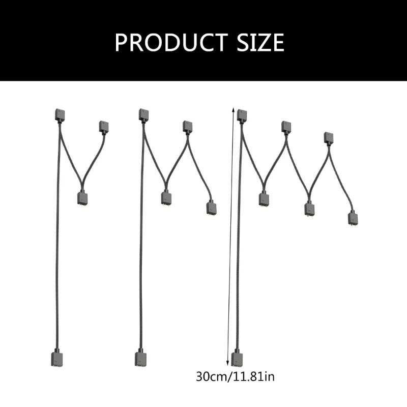 Quality 3PIN ARGB Sync Extension Wire for Addressables ARGB Fan Connection